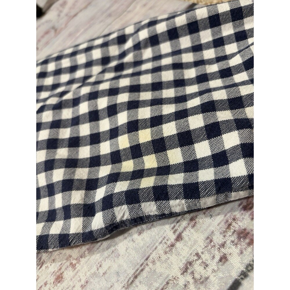 Nordstrom Men’s Regular Fit Dress Shirt Button Down Size Large Black White Plaid - Picture 6 of 11